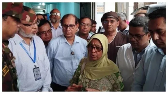 ভূমিকম্পে আহতদের চিকিৎসার নির্দেশ স্বাস্থ্য উপদেষ্টা